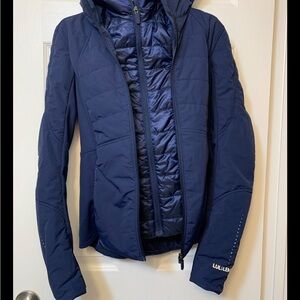 NWT Lululemon Another Mile Women's Navy Jacket Sz XS